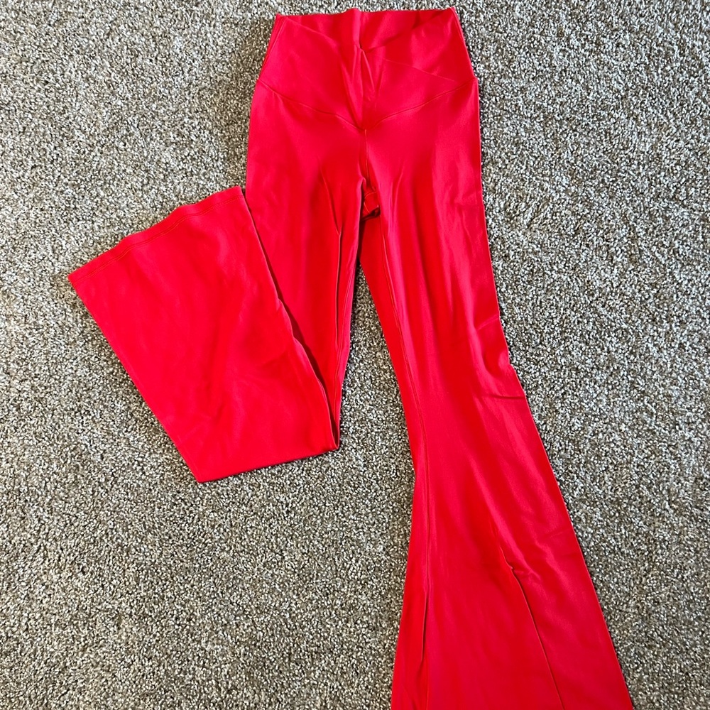 Aerie Hi-Rise Crossover Super Flare Leggings